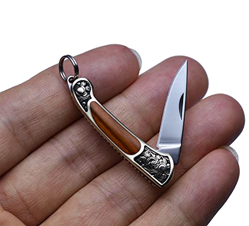 JPCRMOV Klappmesser Super Leicht Mini Messer nur 9 g, kleine Taschenmesser Outdoor...
