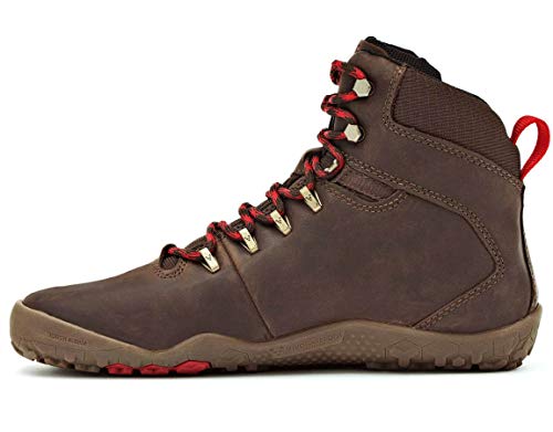 VIVOBAREFOOT Tracker II FG, Womens Leather Hiking Boot With Barefoot Firm Ground Sole and...