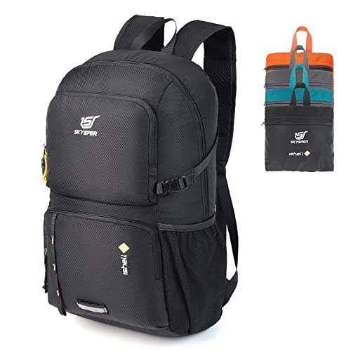 SKYSPER Ultraleichter Faltbarer Rucksack 30L mit Nassfach - Wasserfest und Verstaubarer...