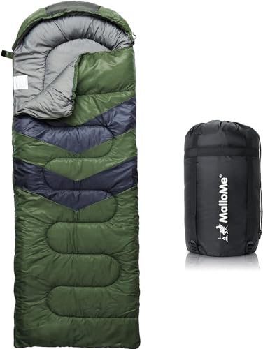 MalloMe Schlafsack Outdoor - Schlafsack Erwachsene und Kinder - Schlafsack Winter,...