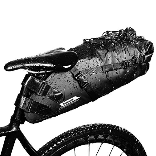 WATERFLY 10L Wasserdichte Satteltasche Fahrradtasche Fahrradsitz Tasche Sportsatteltasche...