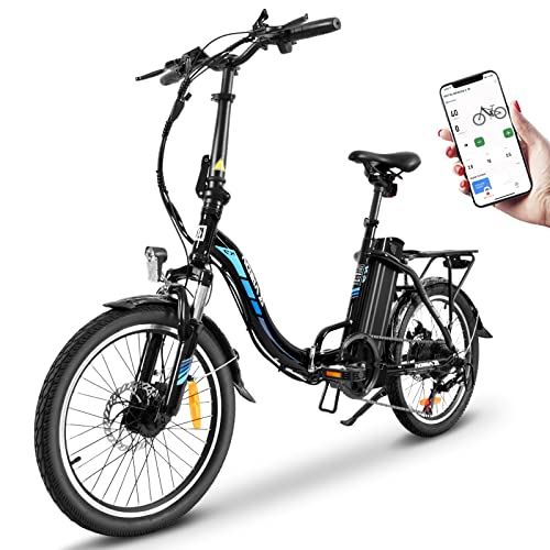 KAISDA E-Bike Klapprad 20 Zoll Elektrofahrrad Mit 250W Motor 36V 13Ah Abnehmbarem Li-ion...