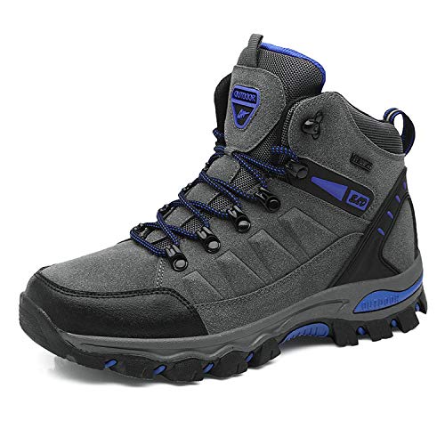 WOWEI Wanderstiefel Wanderschuhe wasserdichte Outdoor Sportlich Gleitsicher Bequem Leicht...