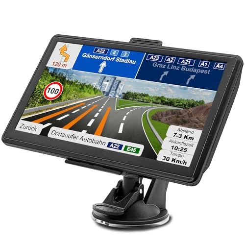 Jimwey Navigationsgerät für Auto 2024 LKW Navi 7 Zoll GPS Navigation für Auto LKW mit...