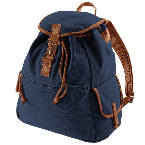 Quadra Vintage Segeltuch Rucksack