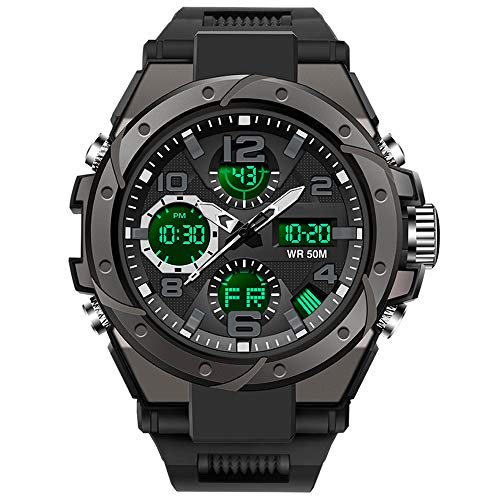 findtime Herren Digitaluhr Militär Sportuhren Tactical Armbanduhr Military Watch Uhr...