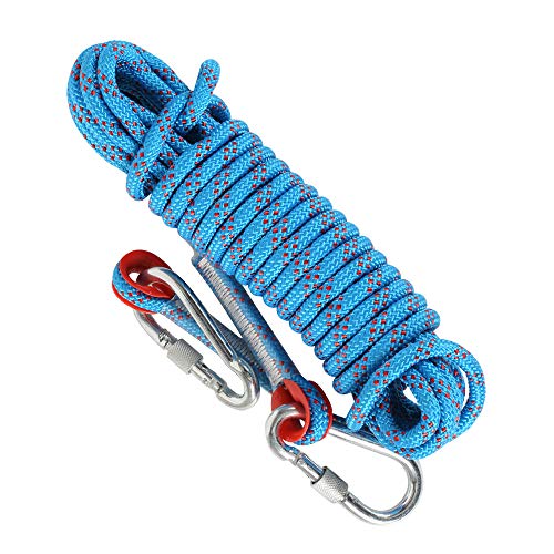 KOSHIFU Kletterseil 8mm Statisches Kletterseil Outdoor Seil Feuerrettungs-Fallschirm-Seil...