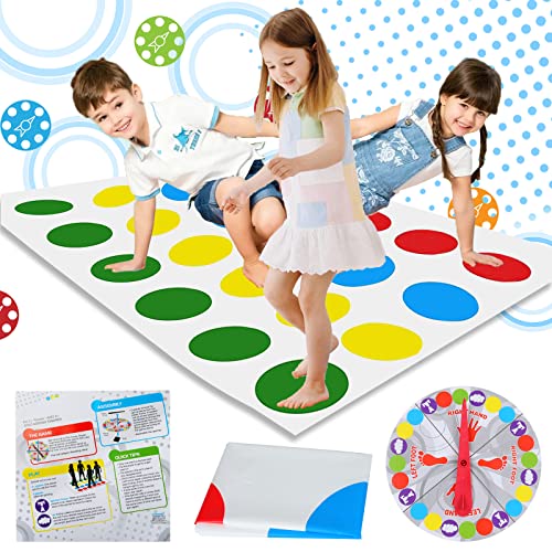 Twister Spiel für Kinder & Erwachsen, Twister Spiel ab 6 Jahre, Kindergeburtstag Spiele,...