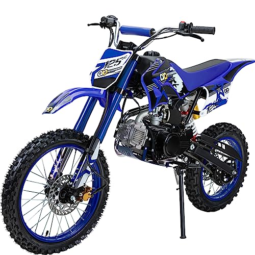 Actionbikes Motors Kinder Jugend-Cross-Dirtbike JC125 cc 17/14 | Scheibenbremsen -...