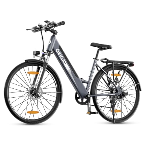 Qekud 26' Elektrofahrrad,26Zoll Elektrofahrrad Trekkingrad e-City Fahrrad mit 36V 12,5Ah...