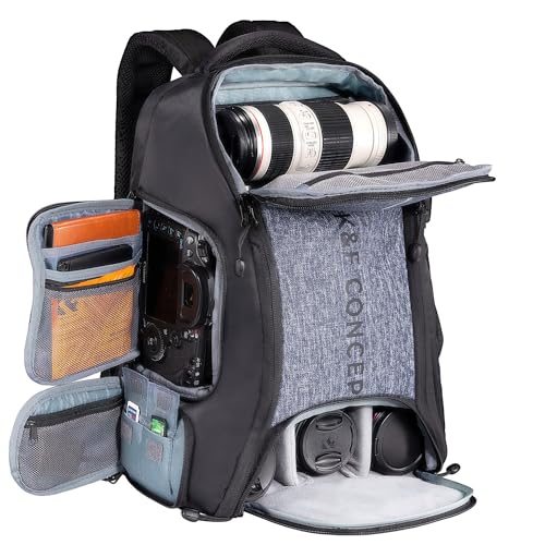 K&F Concept Kamerarucksack wasserdicht Fotorucksack für Canon Nikon Sony...