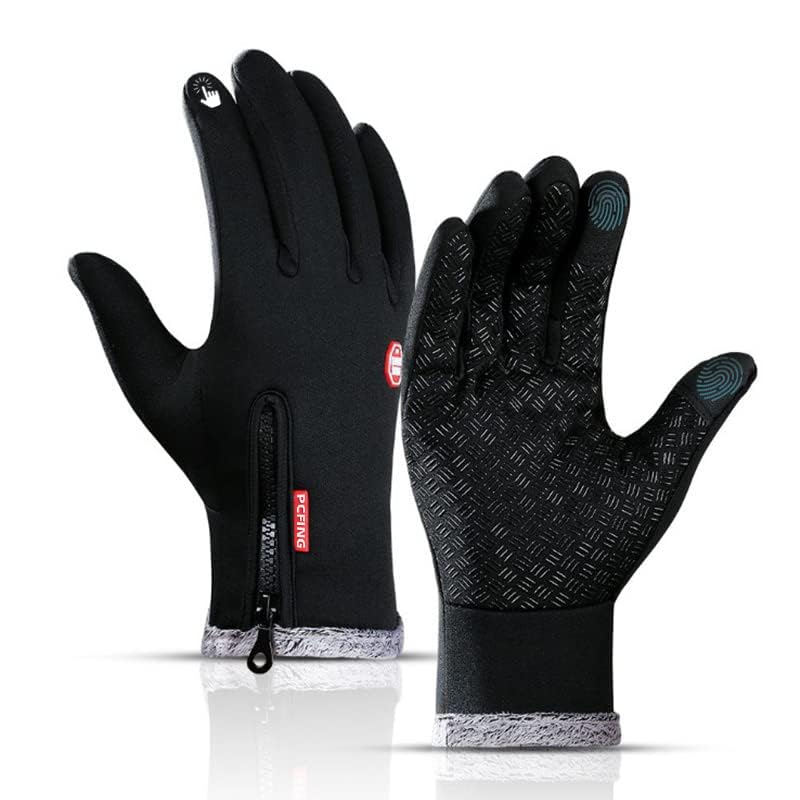 PCFING Winter Handschuhe Damen, Unisex Touchscreen Warm Handschuhe, Wasserdicht, Winddicht...