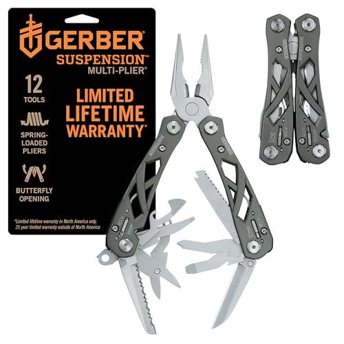 Gerber Multifunktionswerkzeug mit Nylon-Scheide und 12 Funktionen, Suspension Multi-Tool,...