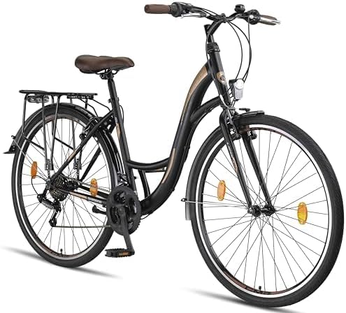 Licorne Bike Stella Premium City Bike in 24,26 und 28 Zoll - Fahrrad für Mädchen,...