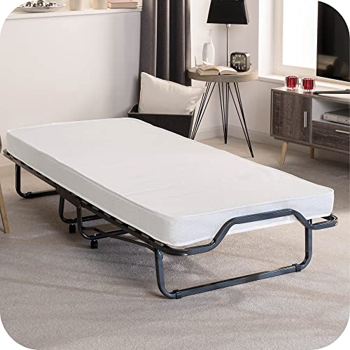 Beautissu klappbares Gästebett 90x200 cm Venetia – langlebiges & faltbares Reisebett...