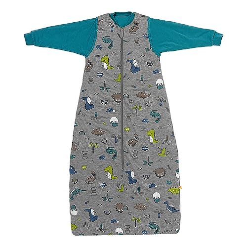 schlummersack Kinder Schlafsack 2.5 Tog Modal Oeko-Tex 130 cm Dinosaurier |...