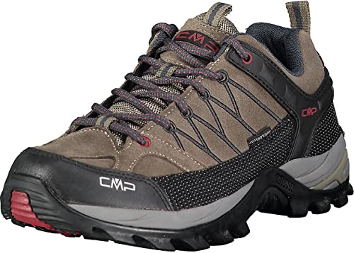 CMP Herren Rigel Low Shoes Wp Trekking-Schuhe, Torba Antracite, 43 EU