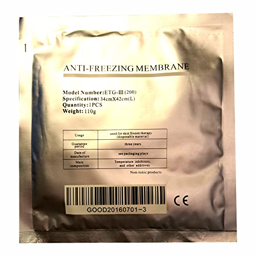 15x Kryolipolyse Anti-Freezing Membrane - Frostschutz Pad, Tuch Behandlung - Gr. L...