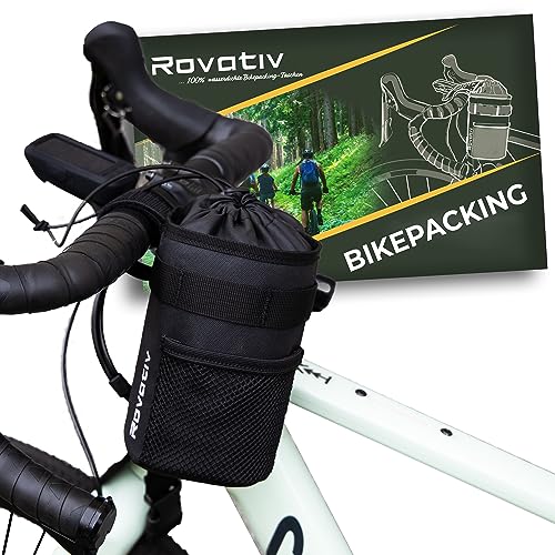 Rovativ® Bikepacking Snack-Pack [1,4 Liter] Food-Pouch - Lenkertasche mit extra...