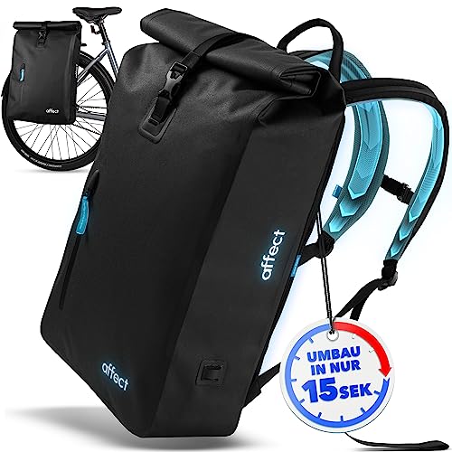 AFFECT - 2in1 Fahrradtasche Rucksack aus Ocean Plastic