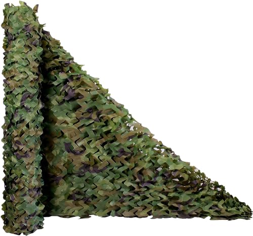 Fousam Tarnnetz Camouflage Netz, für Jagd, Sonnenschutz, Militär, Armee,...