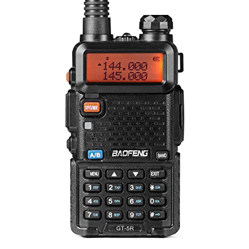 BAOFENG GT-5R Walkie Talkie, Dual Band Funkgerät für UHF VHF 144-146/430-440MHz, große...