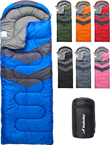 MalloMe Schlafsack Outdoor - Schlafsack Erwachsene und Kinder - Schlafsack Winter,...