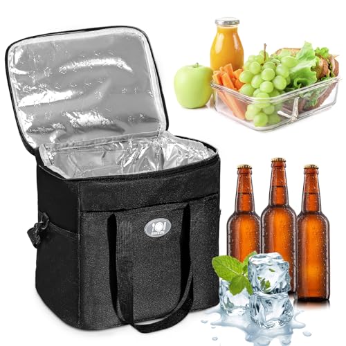 Glanxy Kühltasche Klappbare 16L, Kühlbox Tragbare Eistasche Faltbar, Thermotasche,...