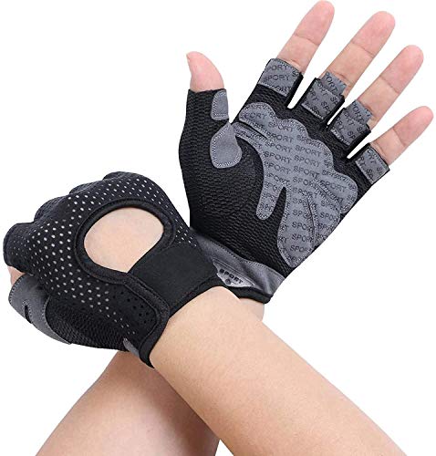 flintronic Fitness Handschuhe, Atmungsaktive Trainingshandschuhe mit Mikrofasergewebe,...