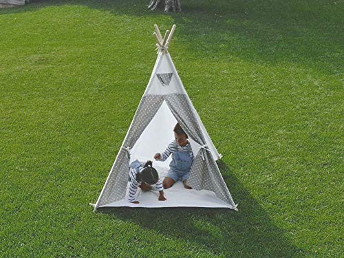 Little Adventures B0892k5n34 Tipi-Zelt für Kinder, 100% Baumwolle, für drinnen und...