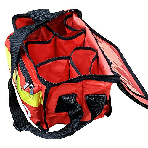 JFA Medical Roter Haversack Erste-Hilfe-Tasche mit Vordertasche, leer