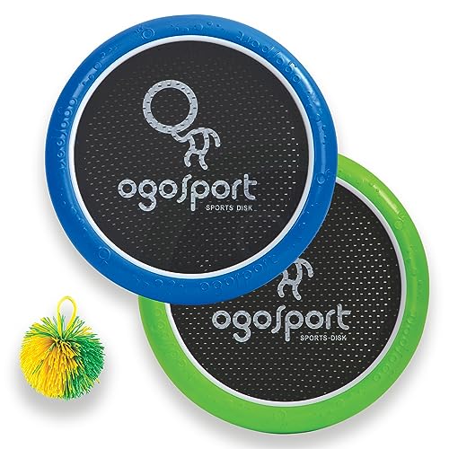 Schildkröt Ogo Sport Set, 2 Softdiscs (Ø29cm) mit elastischer Netzbespannung, 1 Ball
