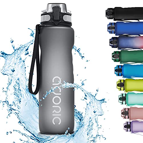 Adoric Trinkflasche für den Sport [BPA -freies Tritan] 1l, wasserdicht, aus Kunststoff,...