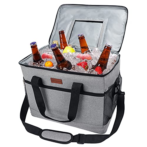 Fansteck Kühltasche 30L Gross faltbar, Cooler Bag Kühlbox Lunchtasche Thermotasche...