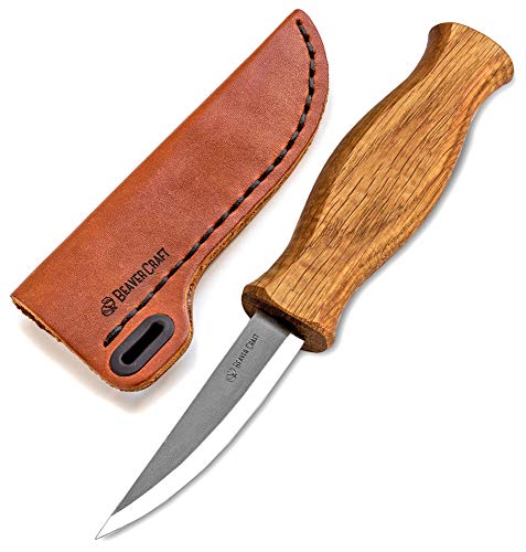 Beaver Craft Holzschnitzmesser C4S Sloyd Messer