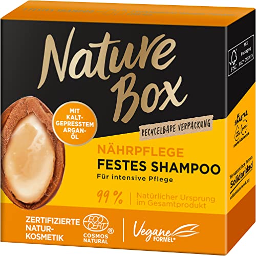 Nature Box festes Shampoo Nährpflege