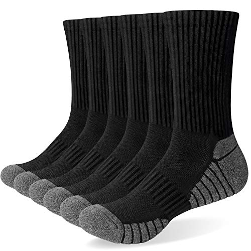 Crew Sportsocken Herren 43-46 Professionell Gepolstert Wandersocken 6 Paar Atmungsaktiv...