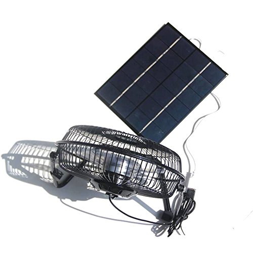 Nuzamas 5,2 Watt 6 v Solar Panel Powered Fan