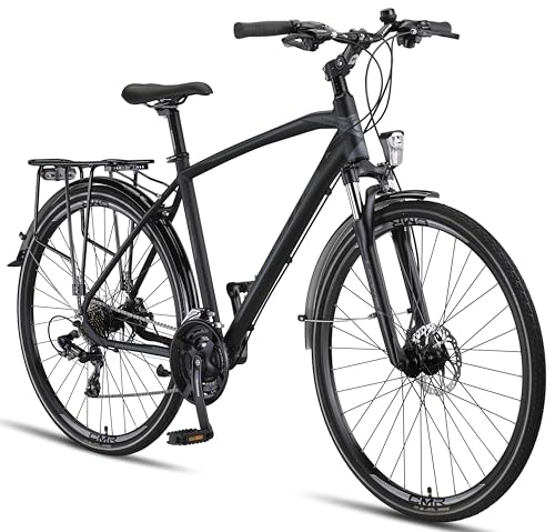 Licorne Bike Premium Touring Trekking Bike in 28 Zoll Aluminium Scheibenbremse Fahrrad...