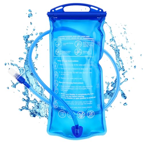 flintronic Trinkblase 1,5L/2L Wasserblase für Trinkrucksack, BPA-freies Wasserblase für...