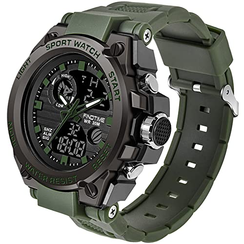 findtime Herren Militär Uhr Digital Sportuhr Outdoor Chronograph Analog Armbanduhr...