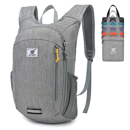 SKYSPER 10L Faltbarer Rucksack Ultraleicht Tagesrucksack Wasserfest Daypack Reiserucksack...