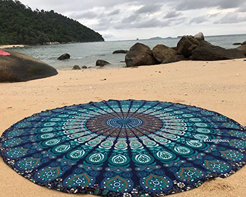 Strandtuch Rund Mandala