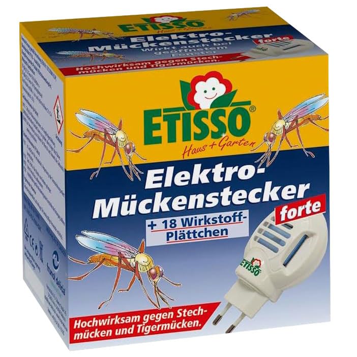 Etisso Elektro Mückenstecker forte + 18 Wirkstoff Plättchen