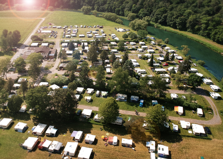 Campingplatz-Fuldaschleife