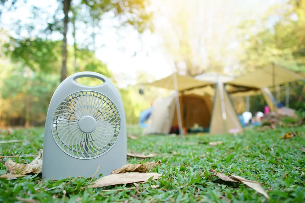 Camping Ventilator mit Deckenventilatoren für Camping Zelt Ventilator Licht